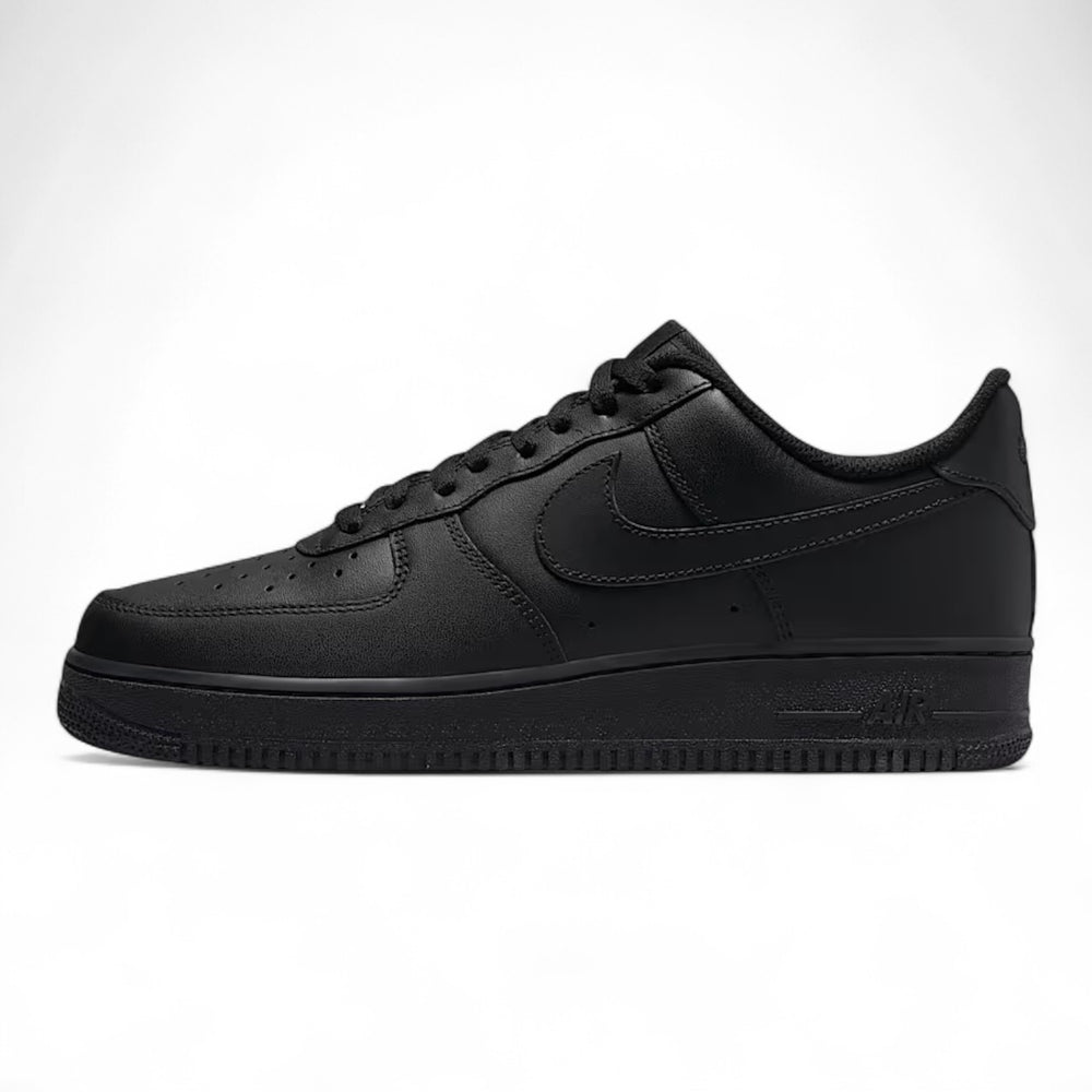 Nike Air Force 1 '07 Triple Black | Classic All-Black Leather Sneakers