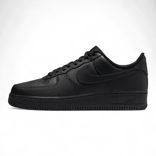 Nike Air Force 1 '07 Triple Black | Classic All-Black Leather Sneakers